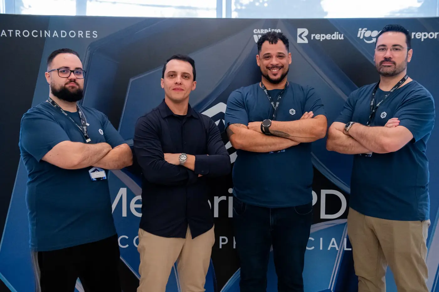 Bruno Urel com mentorados no encontro presencial da Mentoria APD